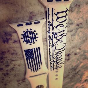 Engraved Custom Apple compatible watchband